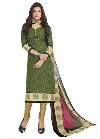 Amazon.com: Pure Cotton Ethnic Printed Salwar Kameez with Churidar Pants  (Size_34/ Gray) : Clothing, Shoes & Jewelry